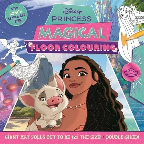 Disney Princess: Magical Floor Colouring by Walt Disney Paperback / softback TheFREE US DELIVERY | ISBN: 1835446035 | Quality Books