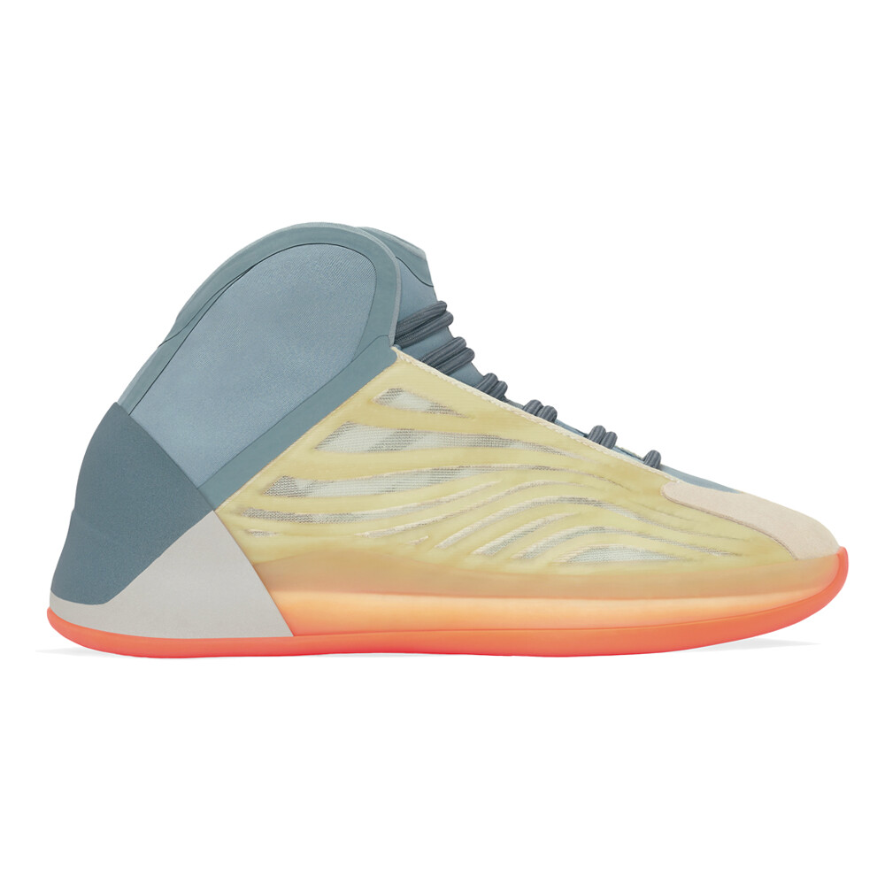 adidas  Yeezy Qntm Basketball  Mens Blue, Off White Sneakers Athletic Shoes HP65