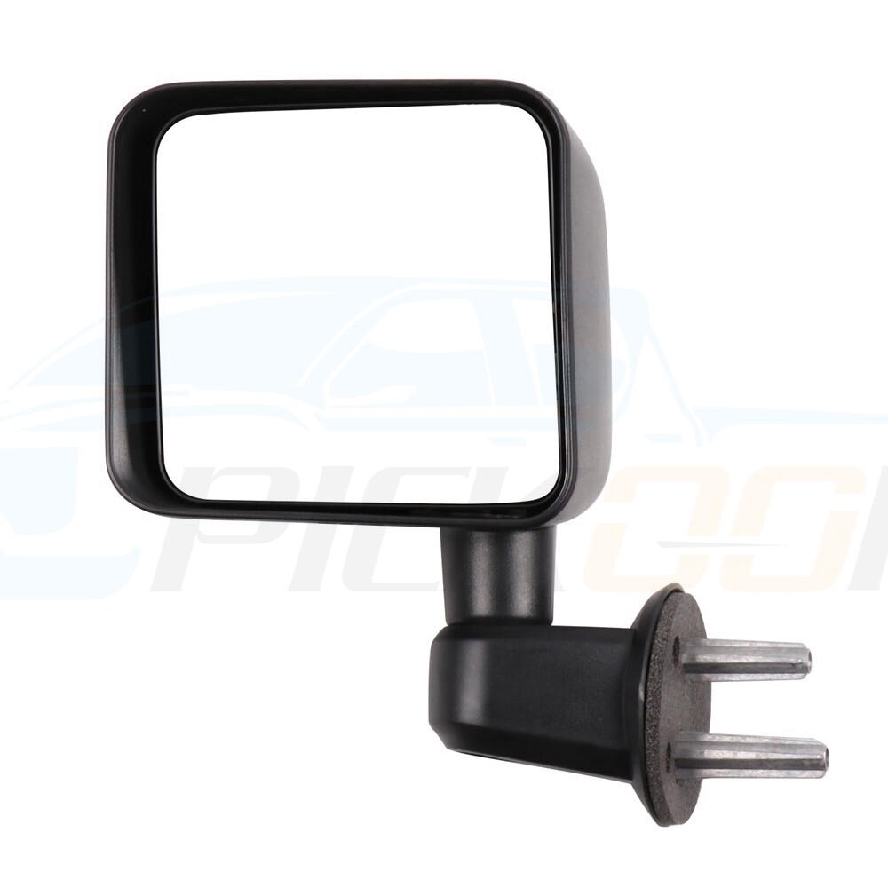 2007-2017 Jeep Wrangler Left Manual Telescoping Side Mirror 1pc