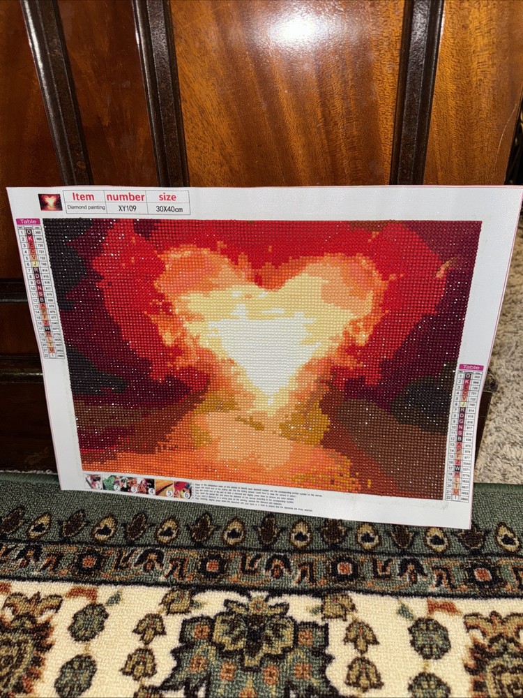 Heart Shaped Diamond Art