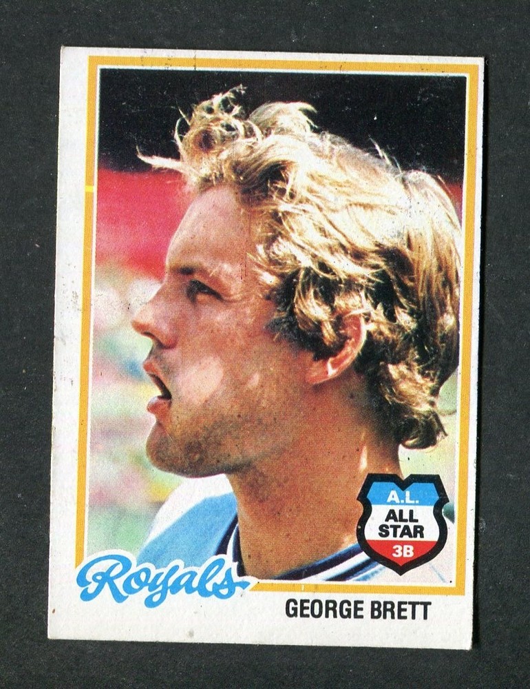George Brett Kansas City Royals AL All-Star 3B 1978 Topps MLB Baseball Card #100