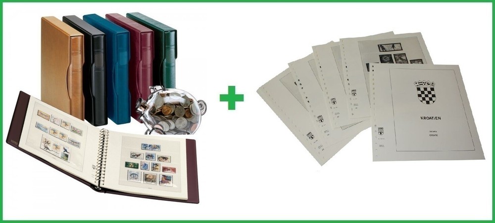 Lindner-168-03-1124V Croatia Republic Album Pages 2003-2012