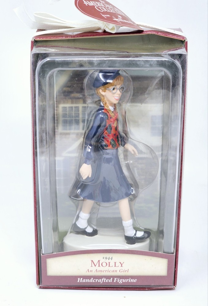 American Girl Collection Hallmark 1944 Molly Figurine New In Case 2002
