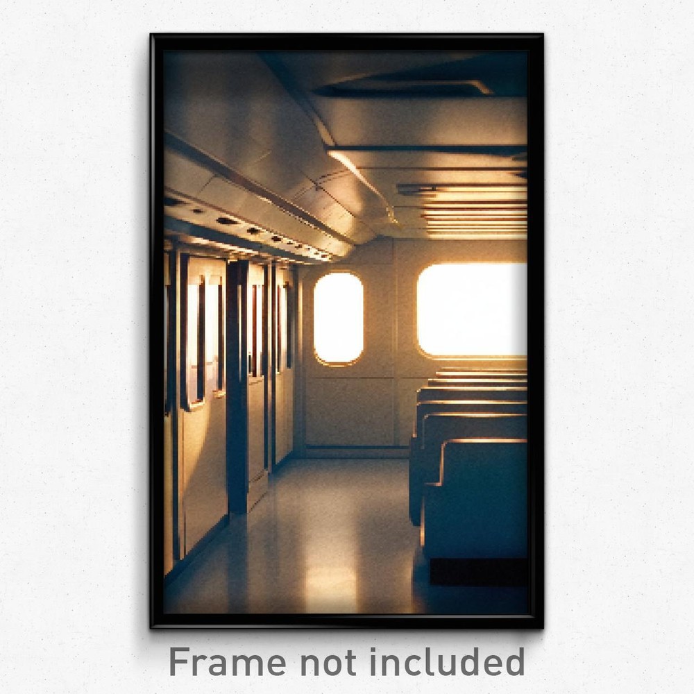 8 Bit Psychedelic Pixel Art Poster - Brisk Berth Trippy Video Game Print