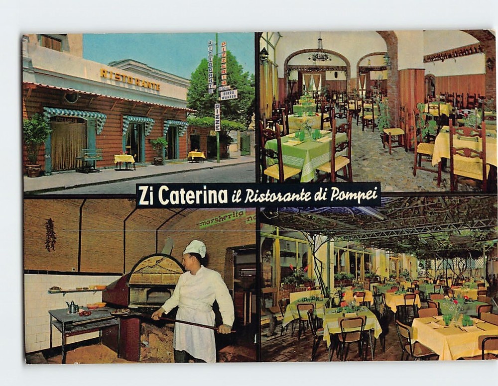 Postcard Zi Caterina il Ristorante di Pompei Italy