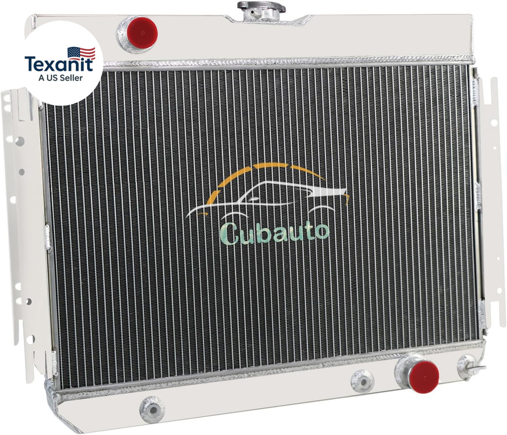 3 Row Radiator for Chevy 1963-1968 Bel Air Impala,1964-1965 Chevelle El Camino,1