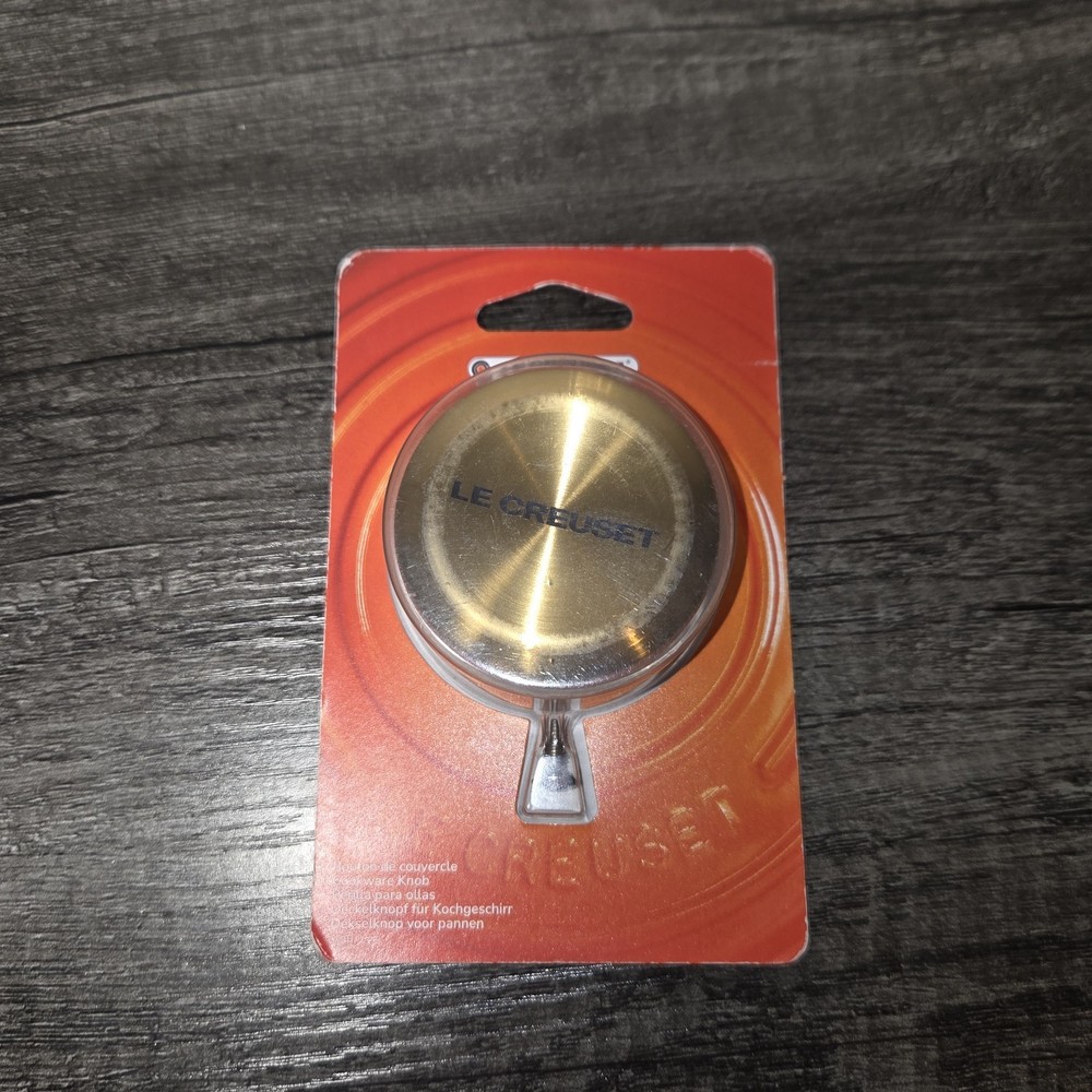 Le Creuset Gold Replacement Cookware Knob Pot Lid Handle Knob w/ Screw