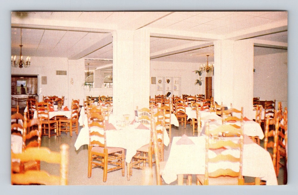 Clewiston FL-Florida The Colonial Dining Room Vintage Postcard