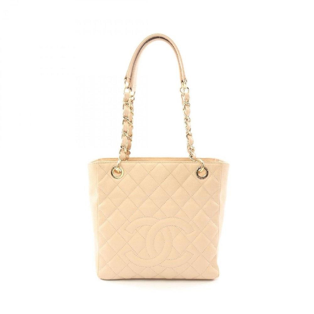 Chanel Matelasse PST Leather Tote Bag in Black 907226