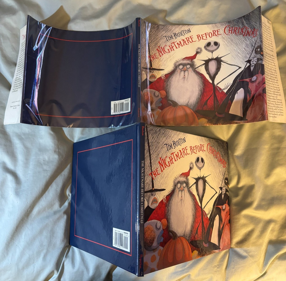 The Nightmare Before Christmas by Tim Burton - First Edition with DJ VG+++
