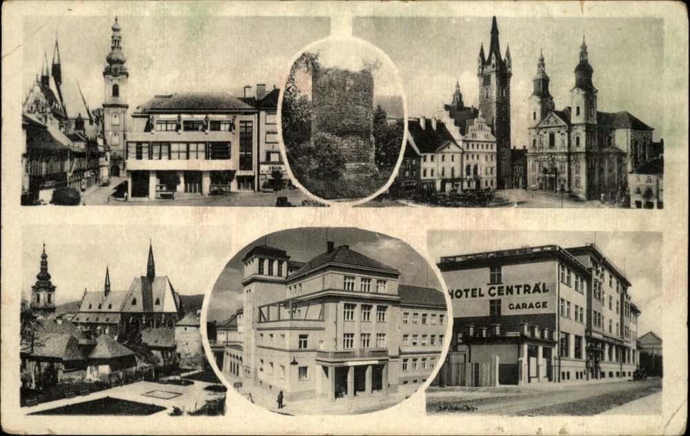 Gruss Aus Klatovy Bohemia Czechoslovakia vintage multi-view postcard t108