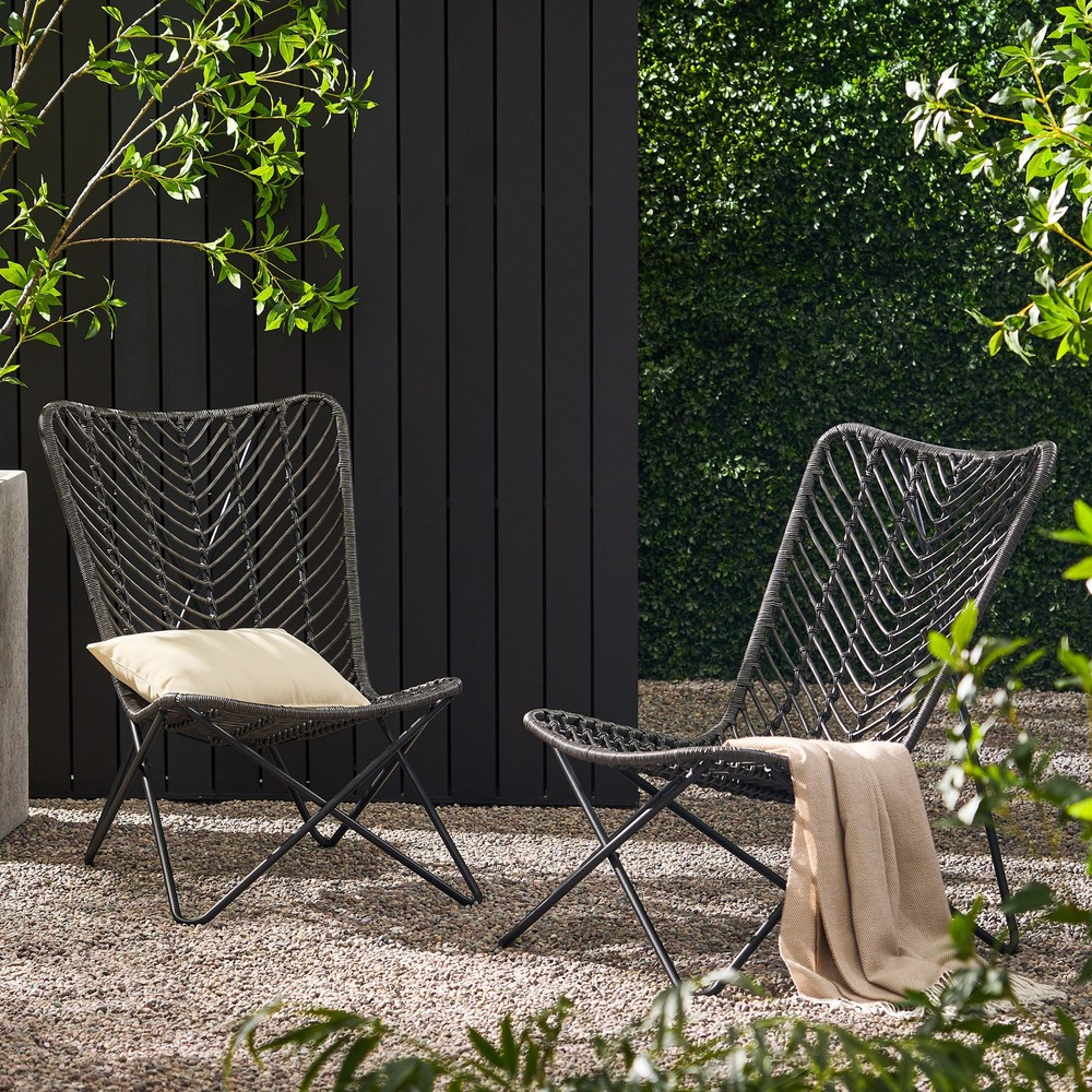 Weather-Resistant Gatlin Patio Chair for Outdoor Garden Seating