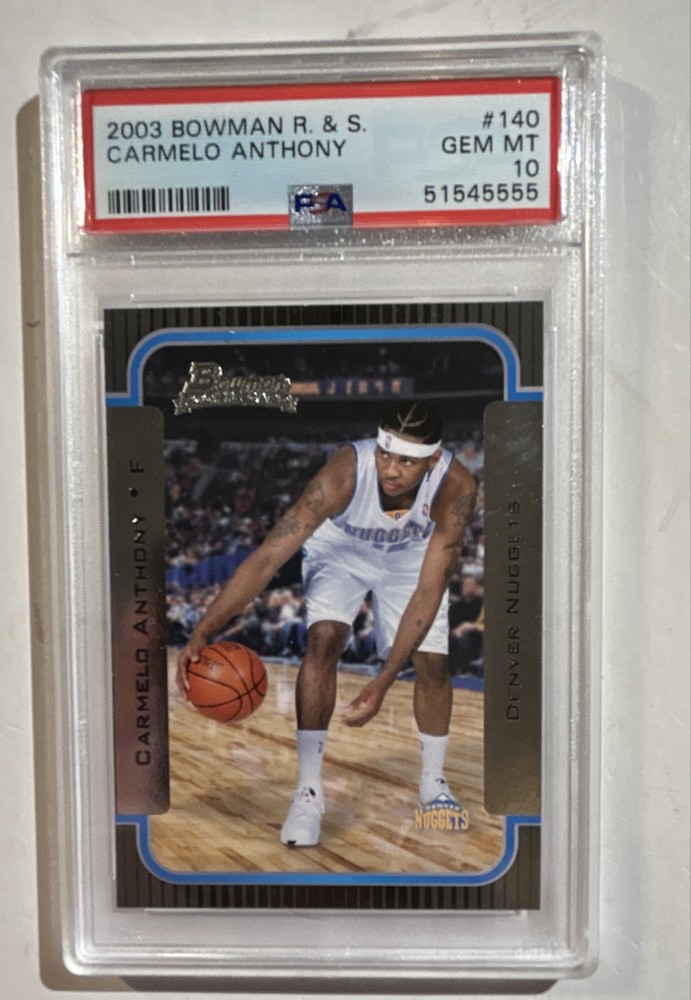 2003-04 Bowman Rookies & Stars - Rookies Carmelo Anthony #140 (RC)