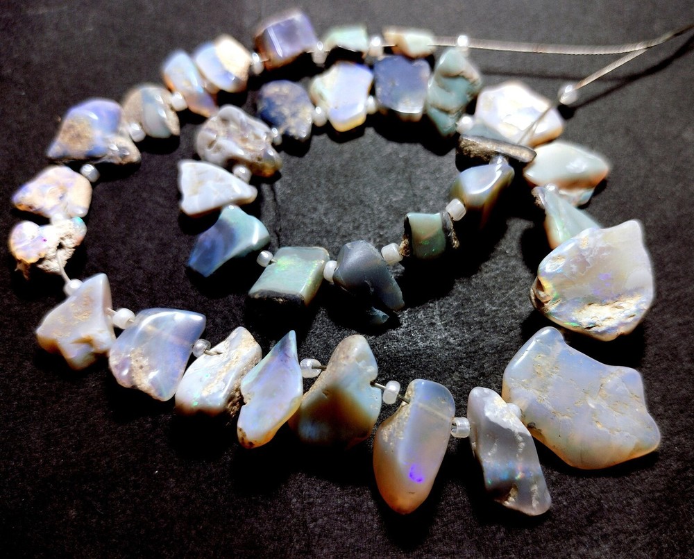 Natural Australian Opal Beads 9.5