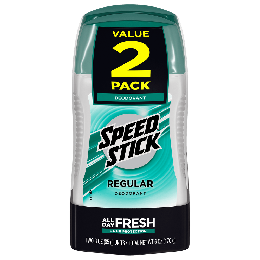 Speed Stick by Mennen Deodorant Regular Feel Clean and Confident 3oz (2 Pack)