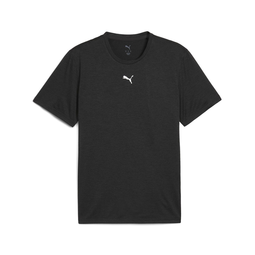 PUMA Train All Day Essentials Heather Cat Crew Neck Short Sleeve T-Shirt Mens Si