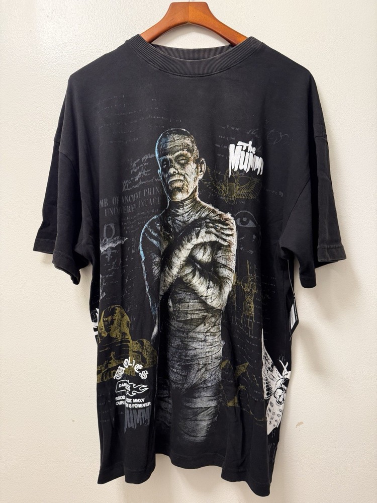 NWT Darc Sport x Universal Monsters The Mummy Side By Side Premium Tee Men’s L