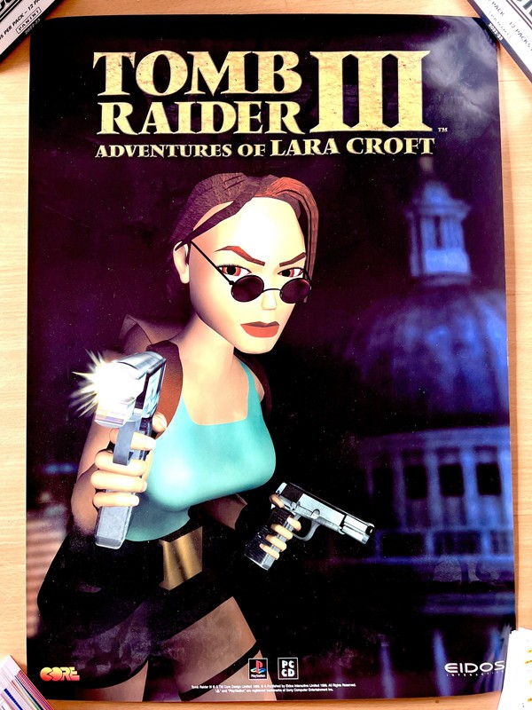 Tomb Raider III: The Adventures of Lara Croft Official Poster 1999 PSX