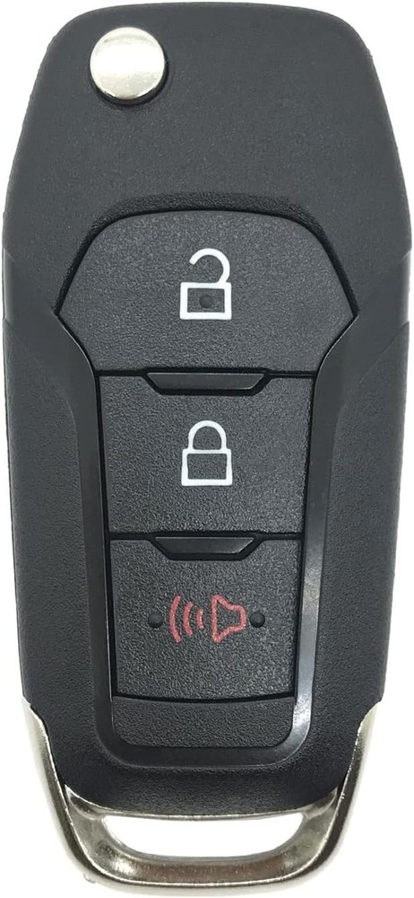 Folding Flip Key Fob Shell Case Fit for F-150 F-250 F-350 2015 2016 2017 2018 20