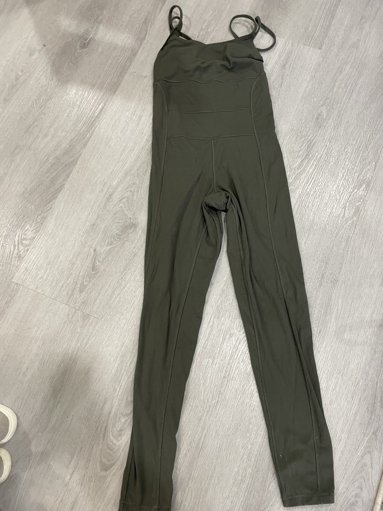 Universal Standard Green Jumpsuit Bodysuit Nylon Lycra Women's Small