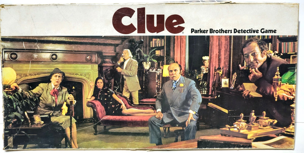 Clue - Classic Detective Board Game - Parker Brothers - Complete - Vintage 1972