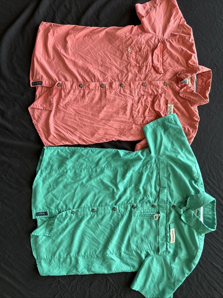 boys size medium magellan fishing shirts