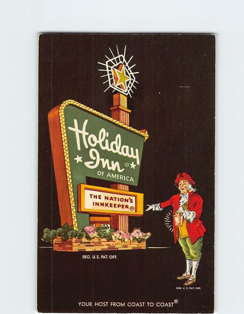 Postcard Holiday Inn of Leominster Massachusetts USA