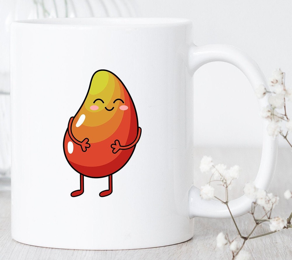 Cute Mango Coffee Mug Gift for Mango Lovers
