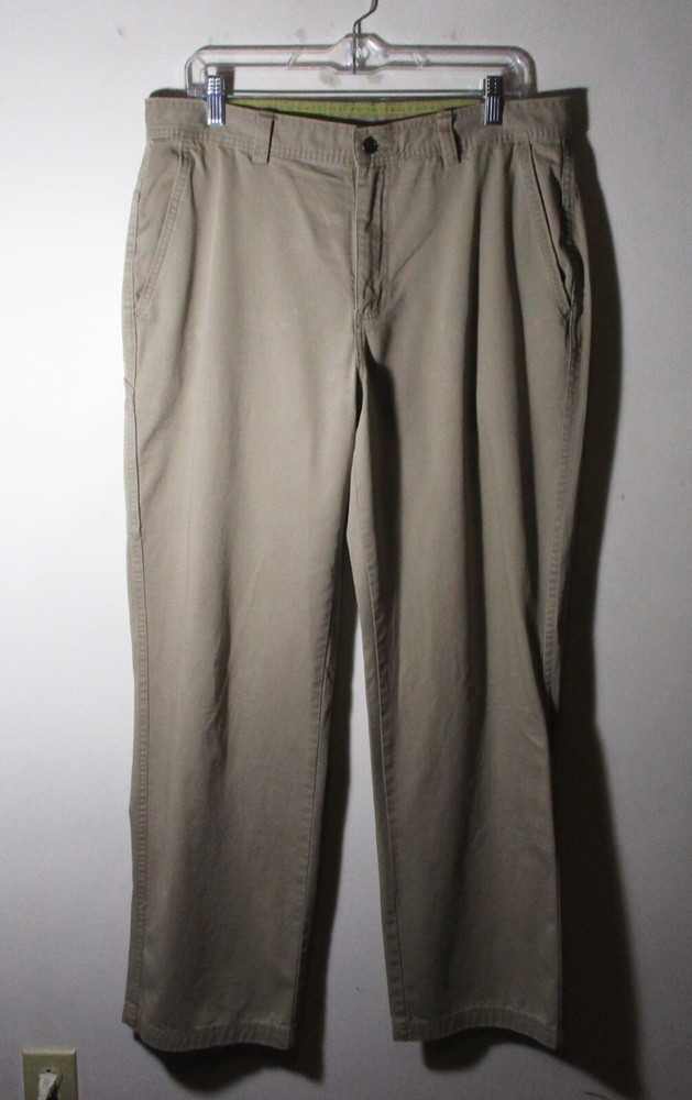 Men's THE NORTH FACE Taupe Straight Utility Pants Size 34X32 - Durable Outdoor Adventure Pants