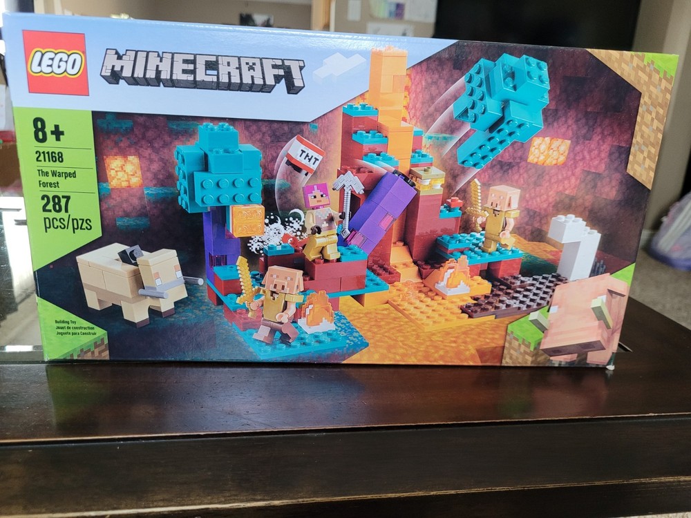 Lego Minecraft 21168 The Warped Forest Building Set  