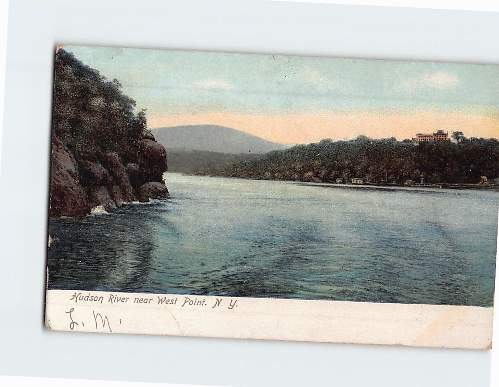 Postcard Hudson River Near West Point NY USA