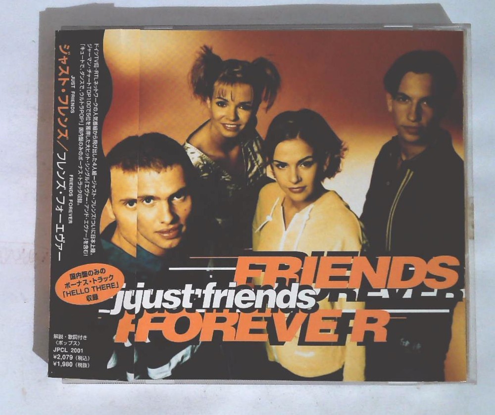 Just Friends – Friends Forever JPCL 2001 JAPAN CD OBI