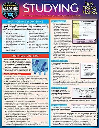 Studying Tips, Tricks & Hacks - Pamphlet, by Lindberg Misa - Very Good