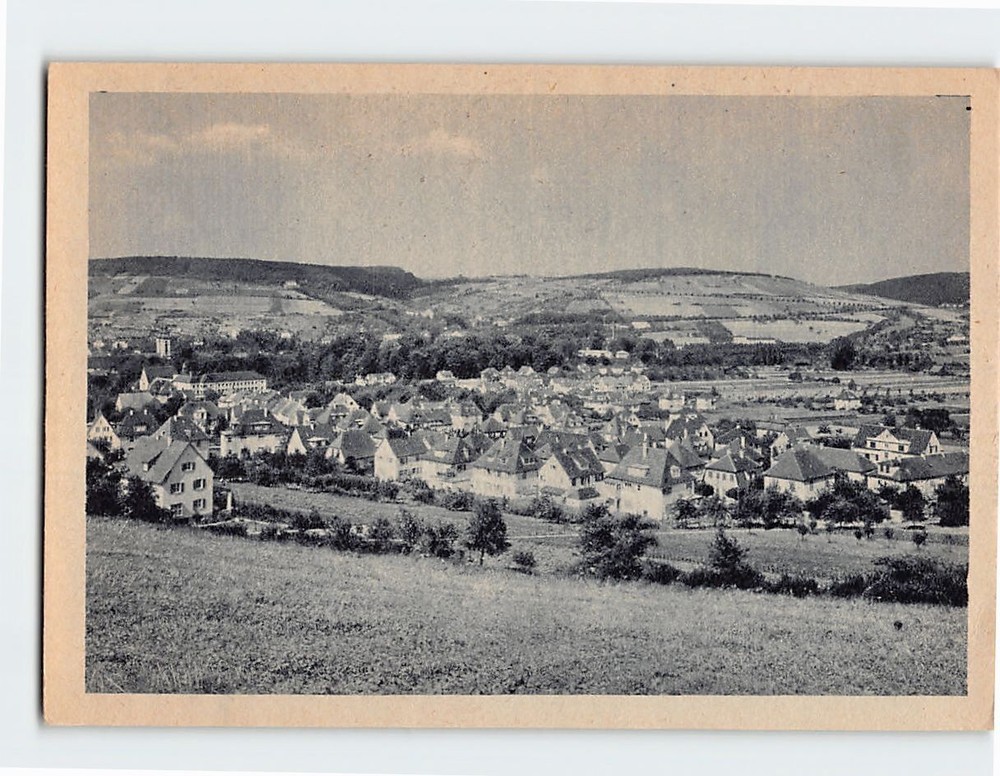 Postcard Aerial View Bad Mergentheim Germany