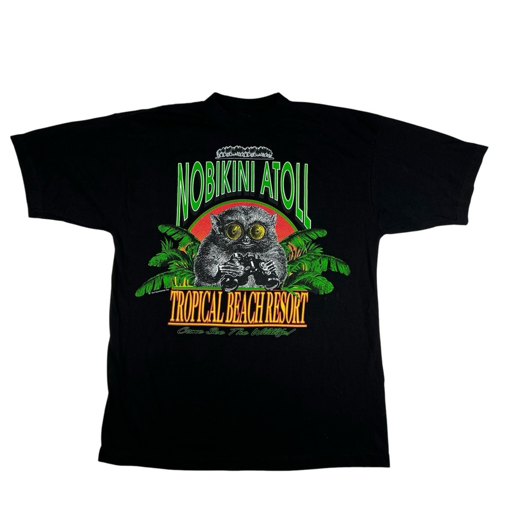 Vintage 90’s Nobikini Atoll Single Stitch Beach Resort T-Shirt Men’s Size XL