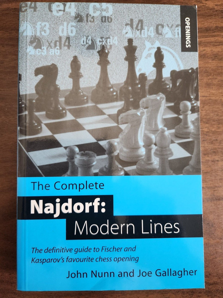 chess opening Sicilian Najdorf Nunn's complete coverage Vol 2 paperback