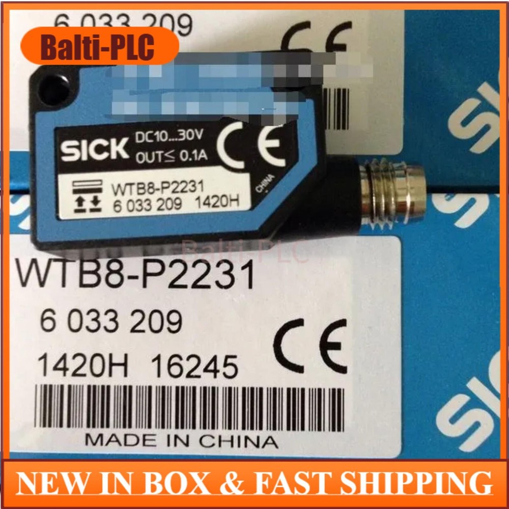 NEW Sick WTB8-P2231 6033209 WTB8P2231 Photoelectric Sensor Encoder in Box