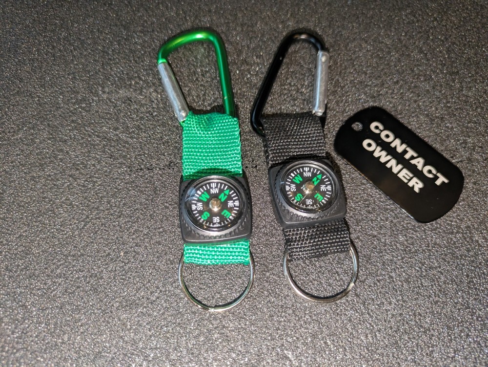 2 Custom Engraved Luggage QR ID tags with free Lanyards. 5 Color Options