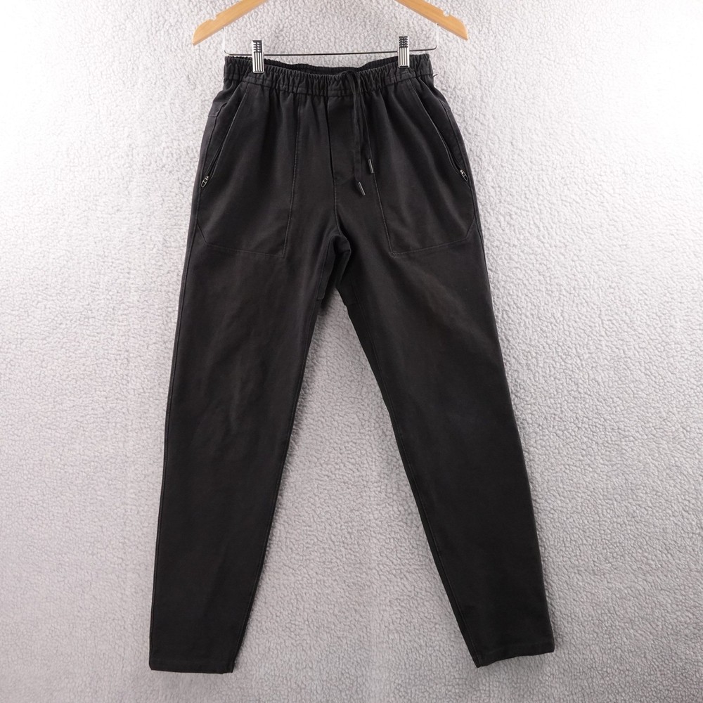 Lululemon ABC Jogger Pants Black Elastic Waist Drawstring Zip Pockets XS