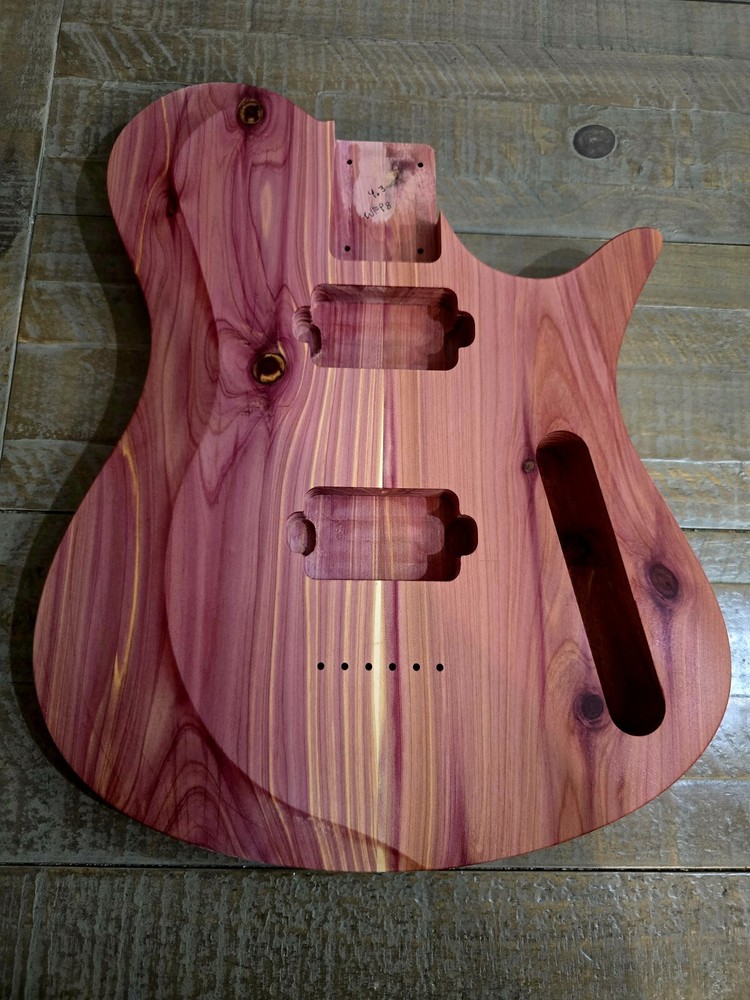 Zeus-Style Guitar Body, Cedar, HH