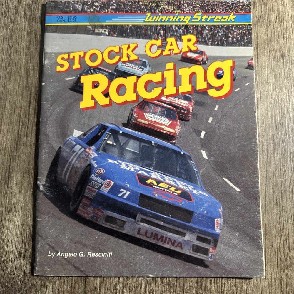 1990 Winning Streak Stock Car Racing Book Willowisp Press Angelo G Resciniti