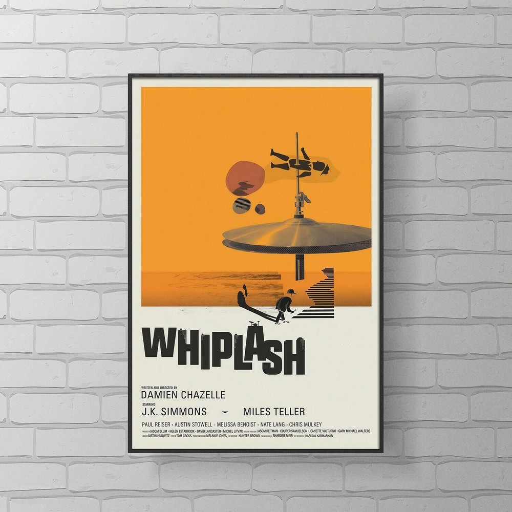 Whiplash Movie Poster • Retro Film Wall Art Print • Classic Unframed Decor