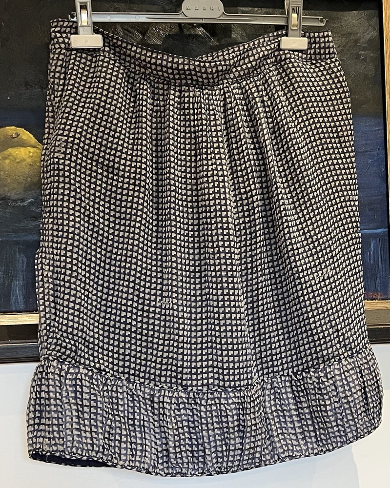Burberry London Silk Skirt Women Size US 14 Gorgeous Fully Lined Italy