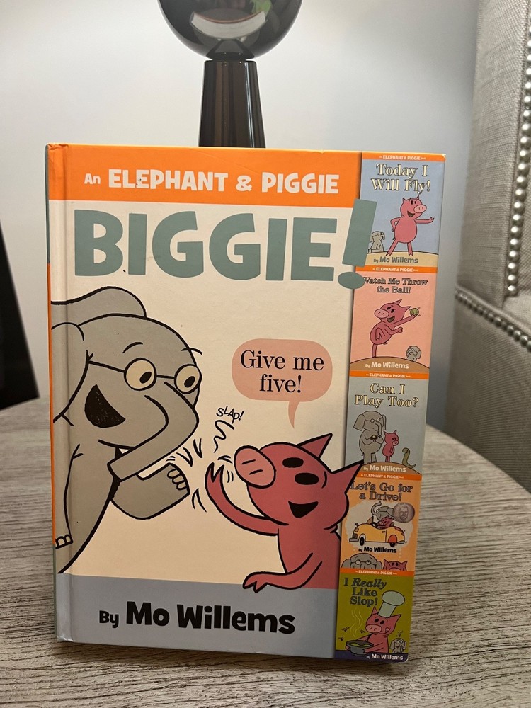 An Elephant and Piggie Biggie (Hardcover)-Mo Willems 5 Stories in One Book