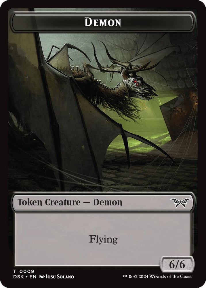 Demon Token Duskmourn: House of Horror Regular