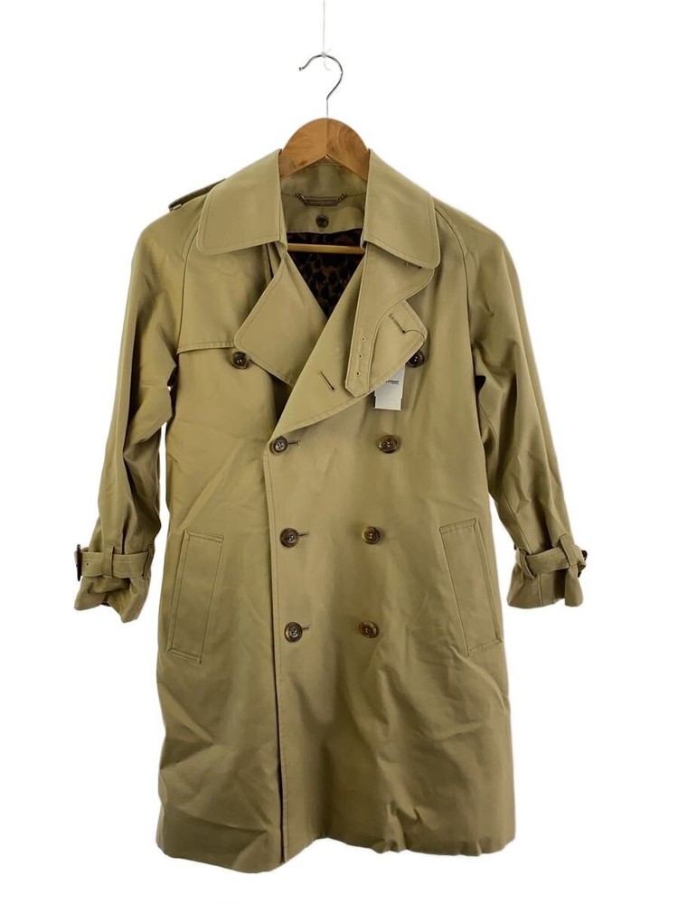 Beautiful People Trench Coat/-/Cotton/Beg/Plain/1430103402 50301