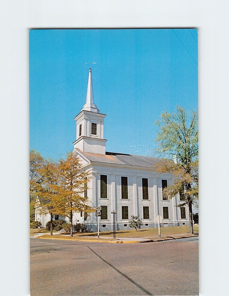 Postcard First Presbyterian Church Eutaw Alabama USA