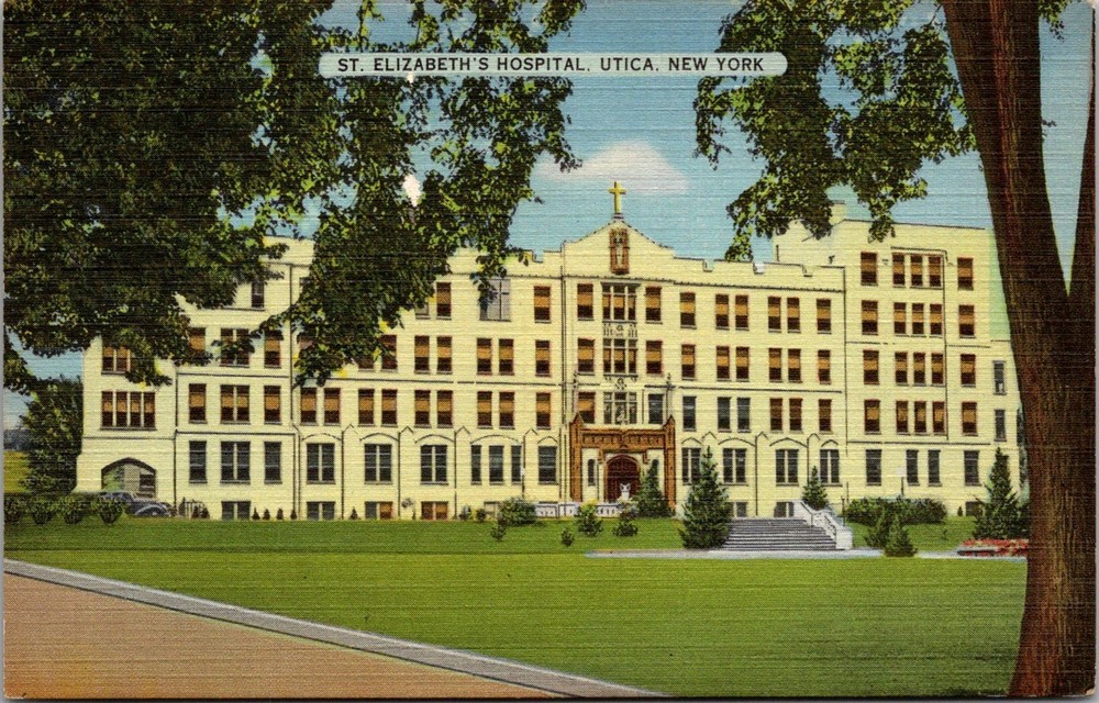Dr Jim Stamps St. Elizabeth's Hospital Utica New York Vintage Postcard