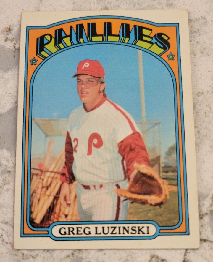 1972 Topps #112 Greg Luzinski Philadelphia Phillies Baseball Card