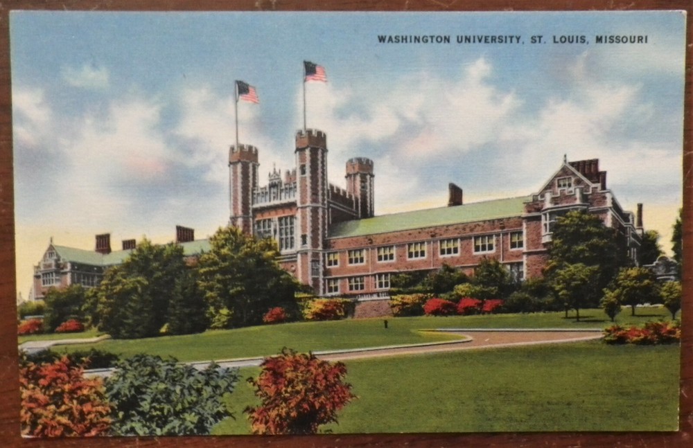 Brookings Hall - Washington University, St. Louis, Missouri Postcard